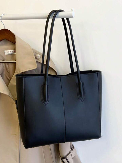 Zephyar ~ Shoulder Tote Bag Black - T1