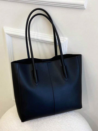 Zephyar ~ Shoulder Tote Bag Black - T1