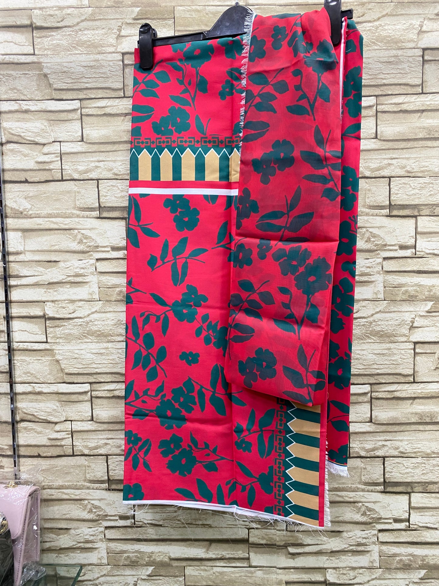 Digital Printed 3Piece Swiss Lawn With Silk Dupatta (Unstitched) P23