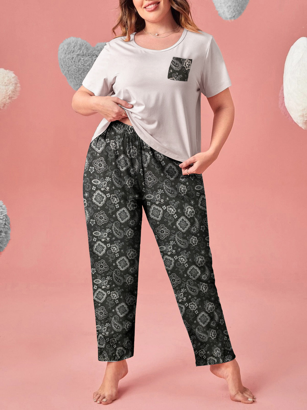 Zephyar - Printed Cotton PJ Set - 02