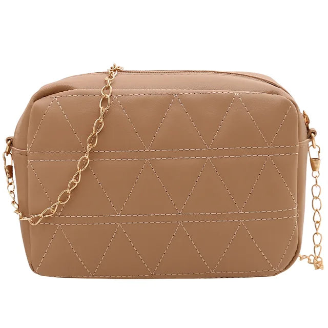 Zephyar - Detail Chain Square Bag ~ Beige