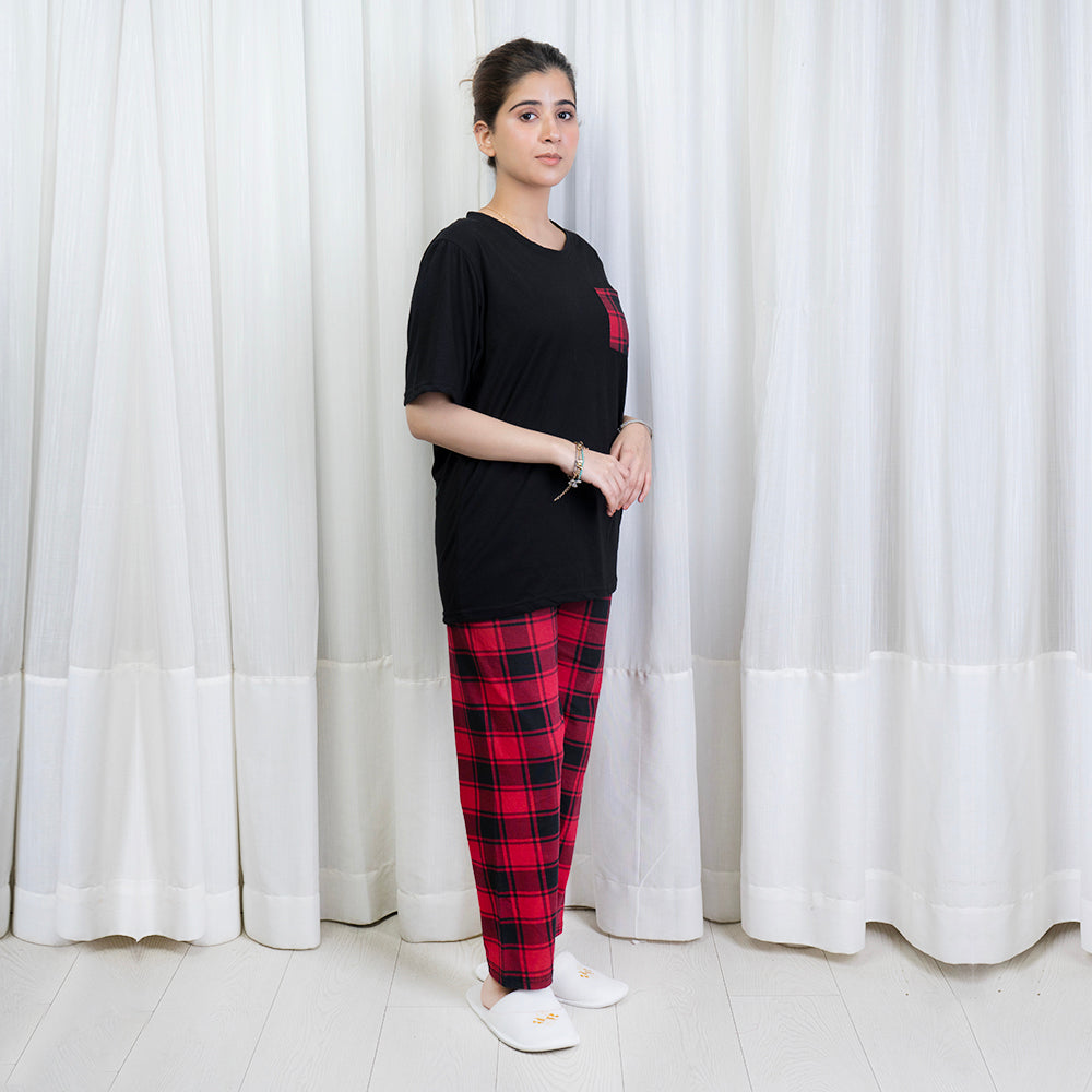 Zephyar - Printed Cotton PJ Set - 01