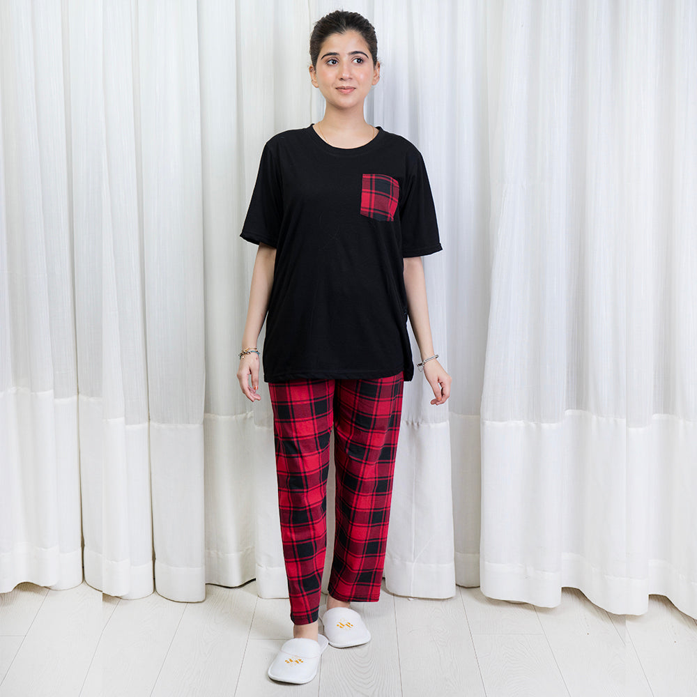 Zephyar - Printed Cotton PJ Set - 01