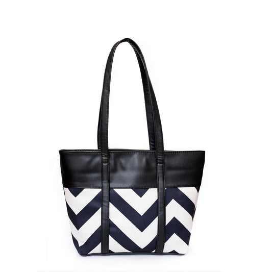 Zephyar - Zigzag Tote Bag Black